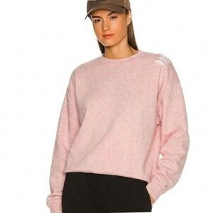 ATOIR Sz 8 Sports Club The Reset Jumper Pink Marle Oversized Crewneck Sweatshirt